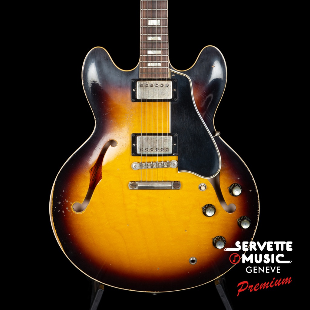 Gibson CS ES-335 '64 Murphy Lab Heavy Aged Vintage Burst-2