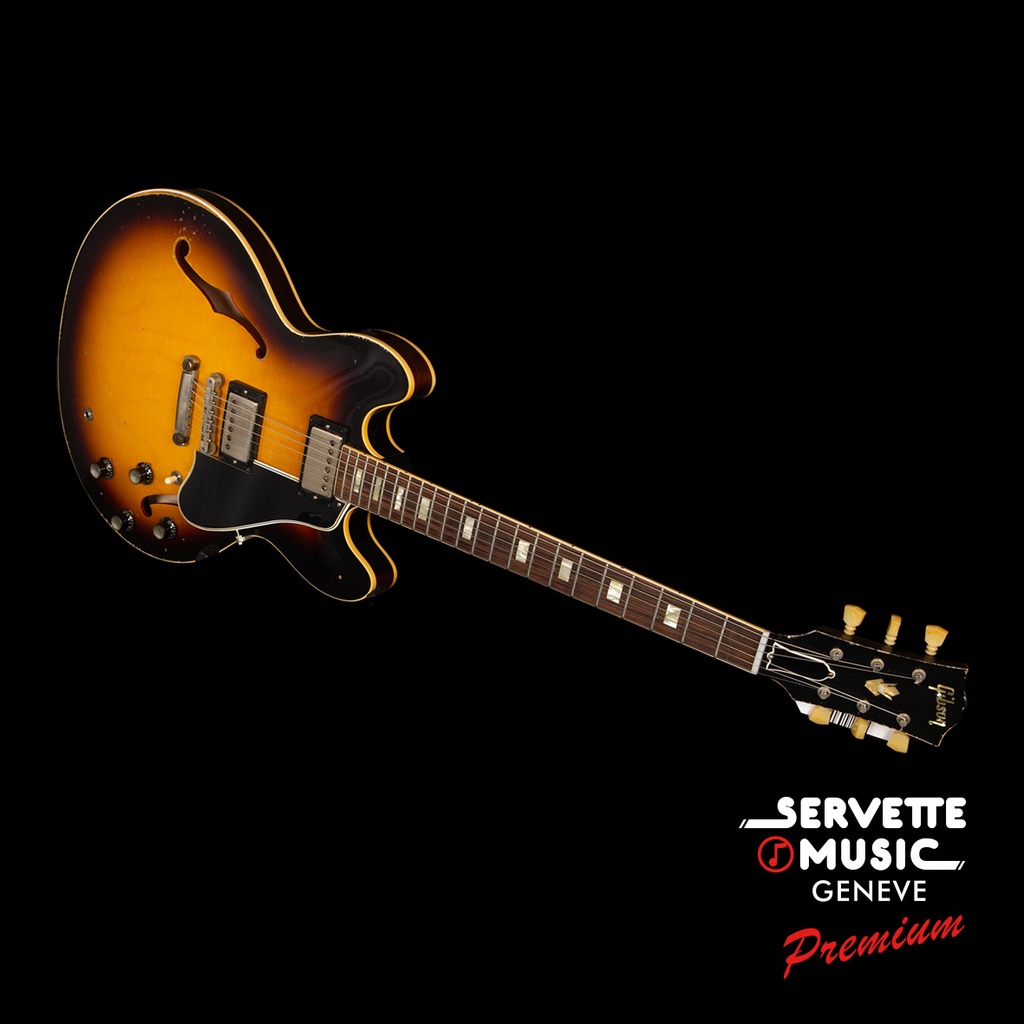 Gibson CS ES-335 '64 Murphy Lab Heavy Aged Vintage Burst-5