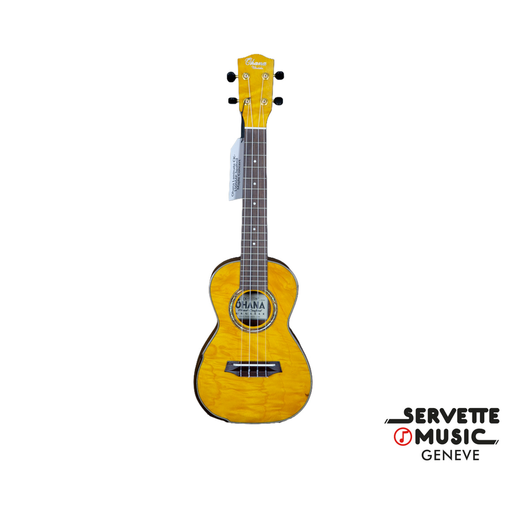 Ohana Laminate CK-150SMP Spalted Maple Concert