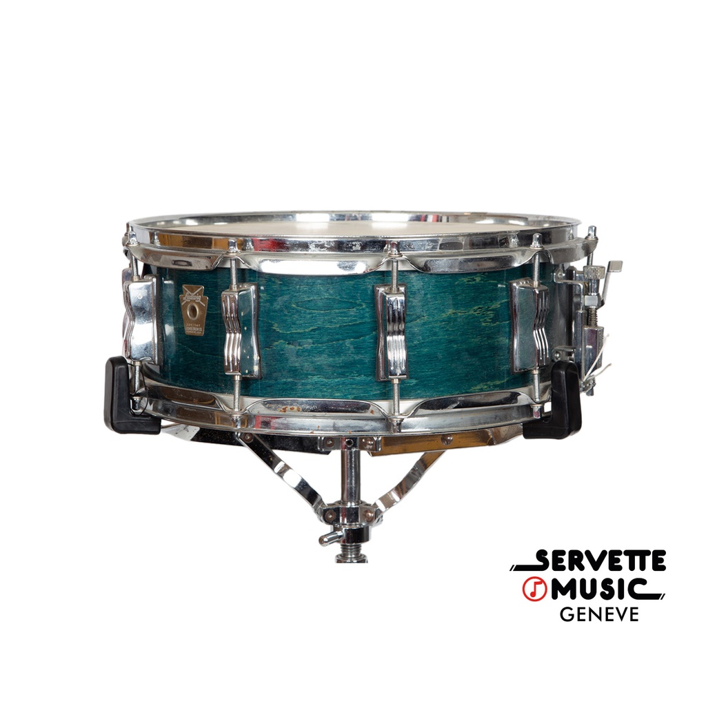 Ludwig Snare Drum Classic Maple Aqua Blue 14x5 occasion