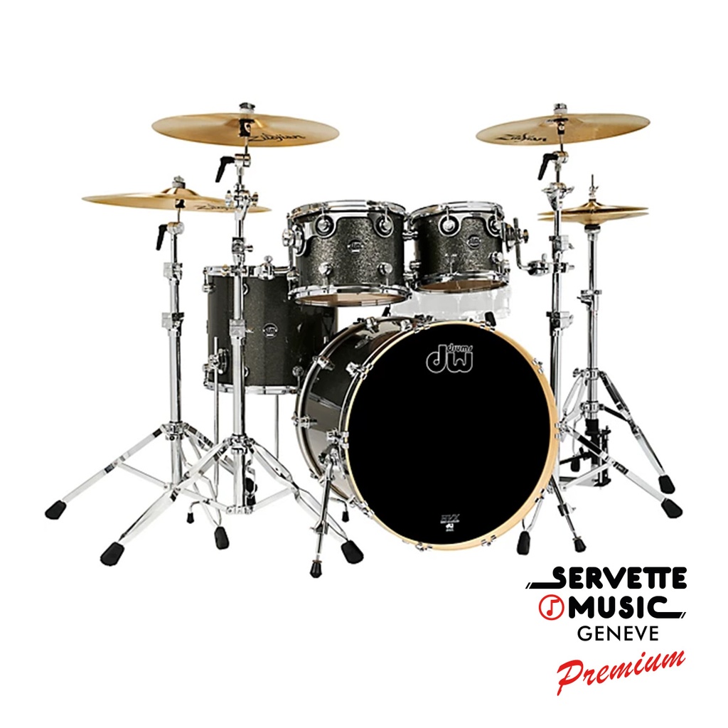 DW Performance 10T/12T/16F/22B Pewter Sparkle