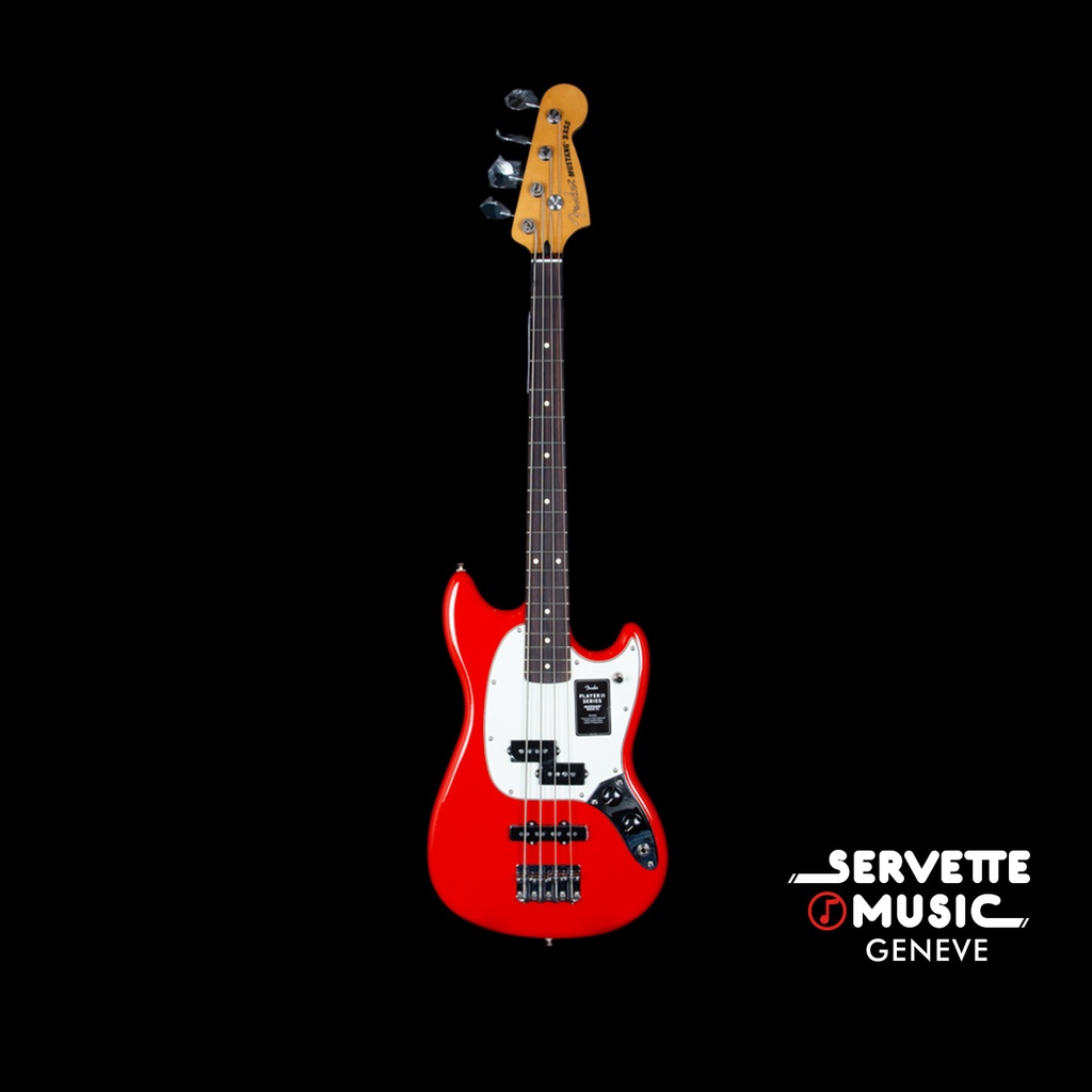 Fender Mustang Bass PJ Player II RW CRR