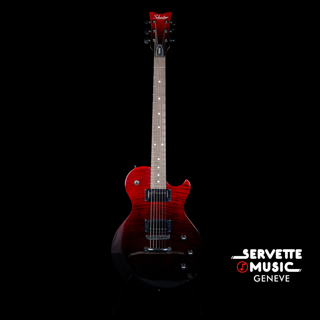 Schecter Solo II Standard Blood Burst