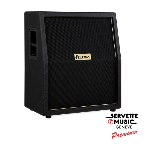 [Friedman Vertical 2x12 Slant (V30) Cab Black] Friedman Vertical 2x12 Slant (V30) Cab Black