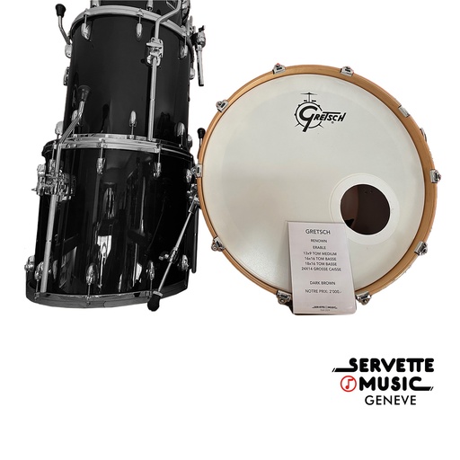 [Gretsch Renown Maple 13T/16F/18F/24B Dark Brown] Gretsch Renown Maple 13T/16F/18F/24B Dark Brown