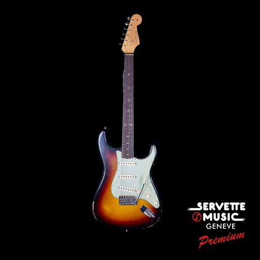 [Fender CS Strat 62 JRN/CC Relic RW 3TSB] Fender CS Stratocaster 62 JRN/CC Relic RW 3TSB