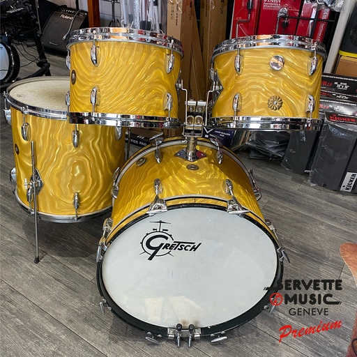 [Gretsch 60’s 12T/12T/16F/20B Yellow Silk] Gretsch 60’s 12T/12T/16F/20B Yellow Silk