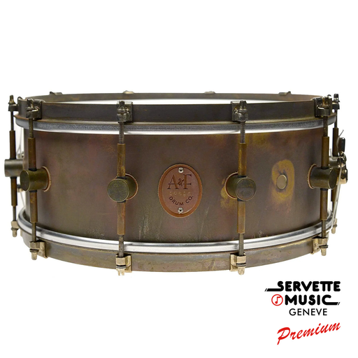 [A&F Snare Drum Raw Brass 14x5.5] A&F Snare Drum Raw Brass 14x5.5