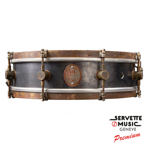 [A&F Snare Drum Raw Steel 14x4] A&F Snare Drum Raw Steel 14x4