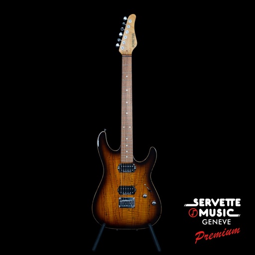 [Schecter CS Hollywood Custom Burl Maple Top VSB] Schecter CS Hollywood Custom Burl Maple Top VSB